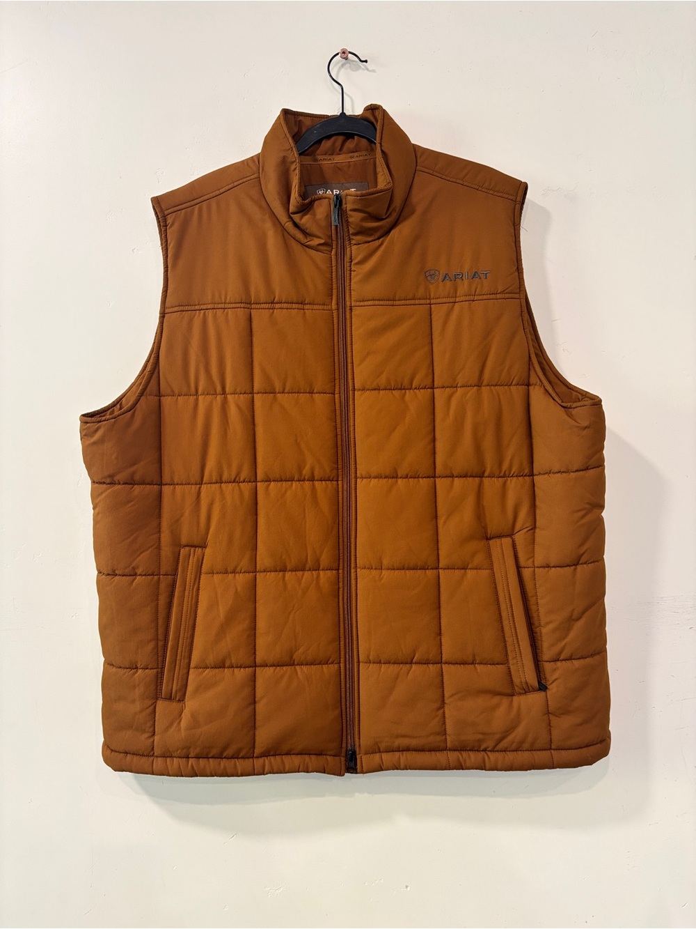 Ariat Crius Insulated Chestnut Brown Full Zip Workwear Western Men's XXL